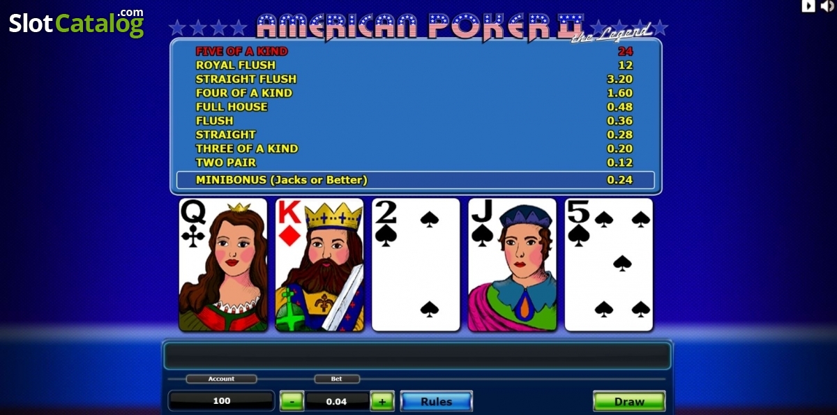 American Poker 2 Miniclip